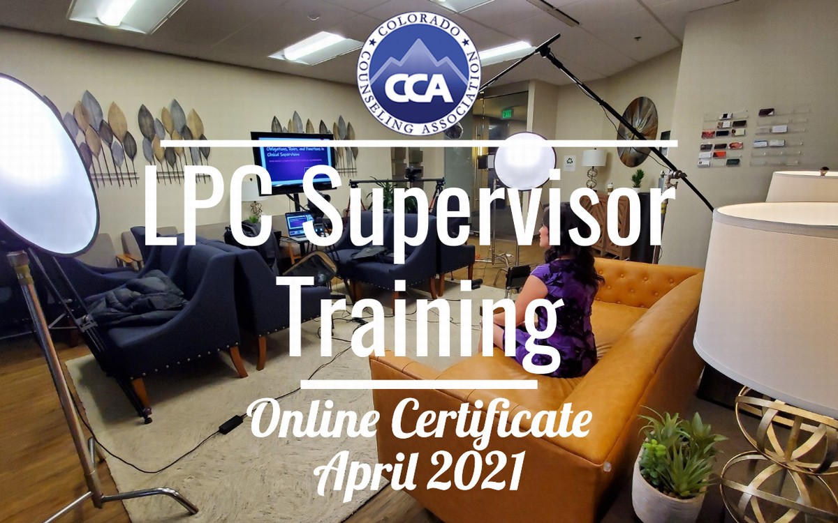 CCA LPC Supervisor Training